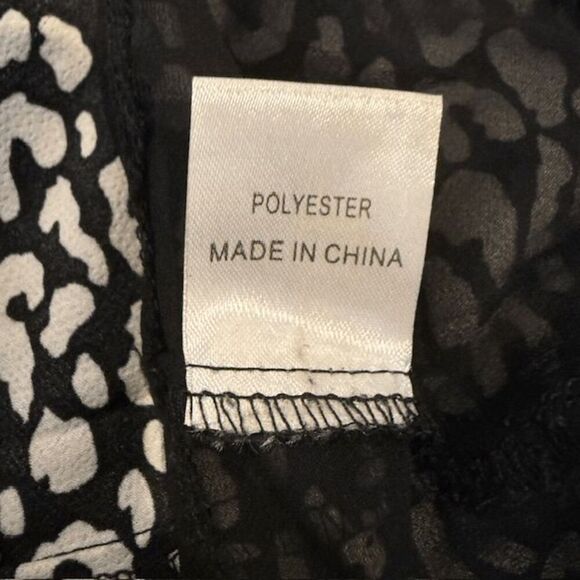 Princess Polly Midnight Wanderer Black and White Leopard Print Mini skirt Size 4 - Picture 7 of 11